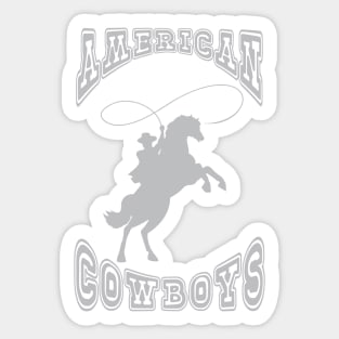 American Cowboys Sticker